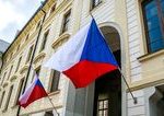 Vlajka Ceskej republiky v ukrajinskom parlamente