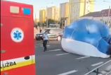 Drma na koickom nebi Po zrke dvoch balonov musel jeden ndzovo prist pri nkupnom centre