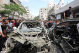 Izraelsky nalet zasiahol stan vysidlencov v Gaze Zahynuli traja Palestinci vratane osmrocneho dietata
