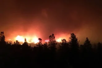 Požiar na chorvátskom ostrove Brač zasiahol desať percent územia, evakuovali vyše 700 ľudí