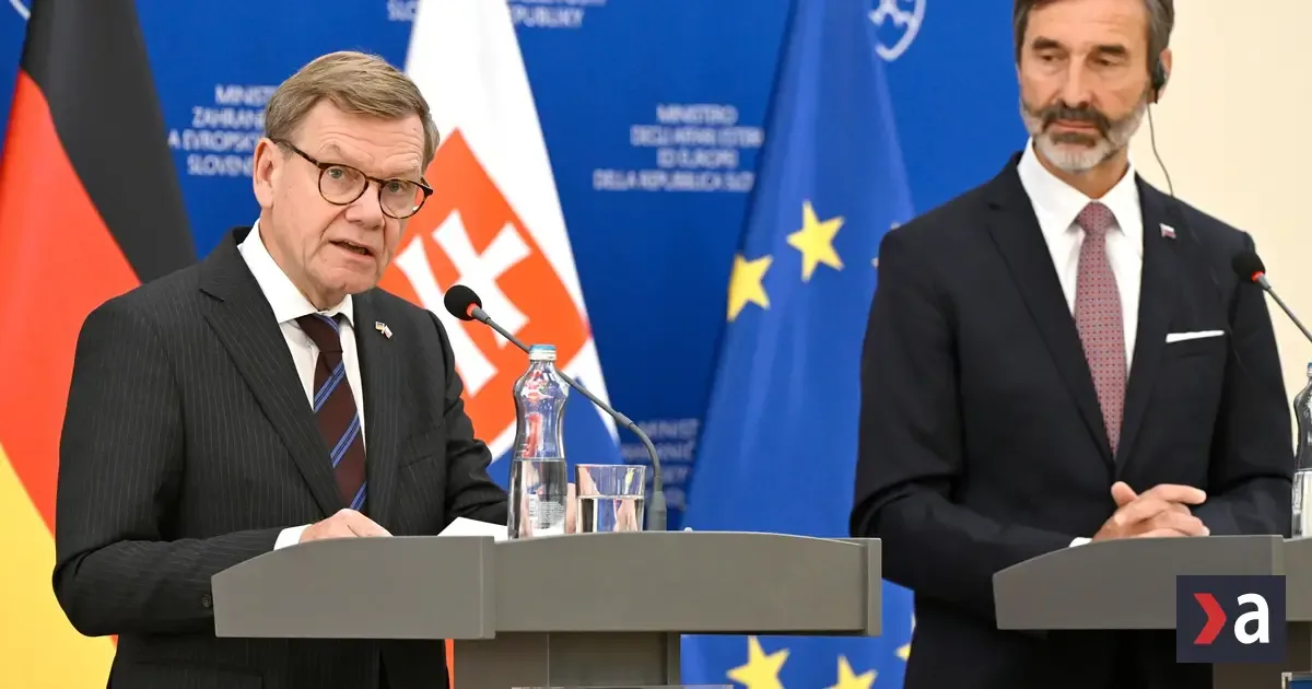 Šéf nemeckej diplomacie odkázal Blanárovi: Najväčšia hrozba prichádza z Ruska