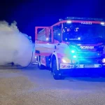 Hlohovec: Požiar ťahača spôsobil škodu 25-tisíc eur, príčina nie je známa