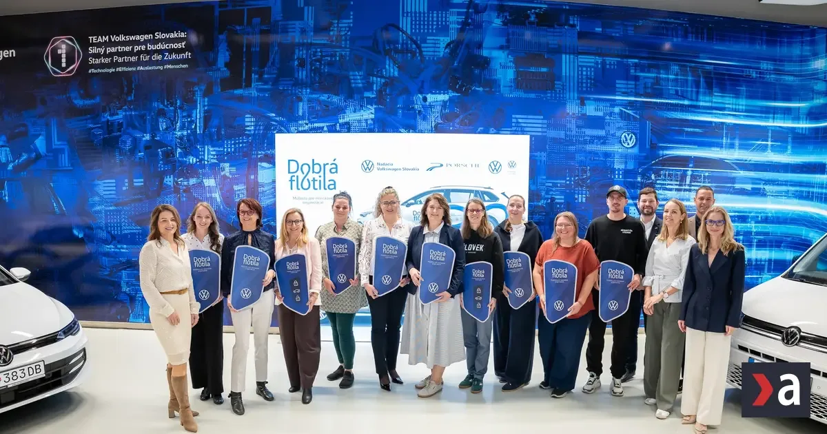 Nadácia VW Slovakia spustila druhý ročník Dobrej flotily: autá pomôžu desiatim neziskovkám