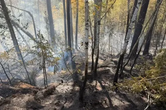 Požiar v katastri Smolníka sa nešíri, dôležitý je aj monitoring požiariska