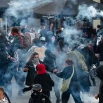 Protestujúci študenti sa v Bruseli zrazili s políciou