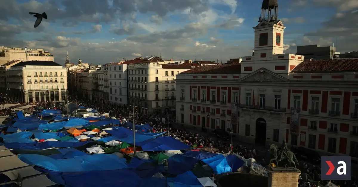 Protesty v Madride a 50 mestách Španielska proti drahému bývaniu
