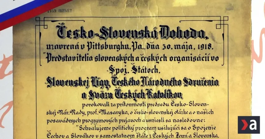 Vznik spoločného štátu Čechov a Slovákov po rozpade monarchie